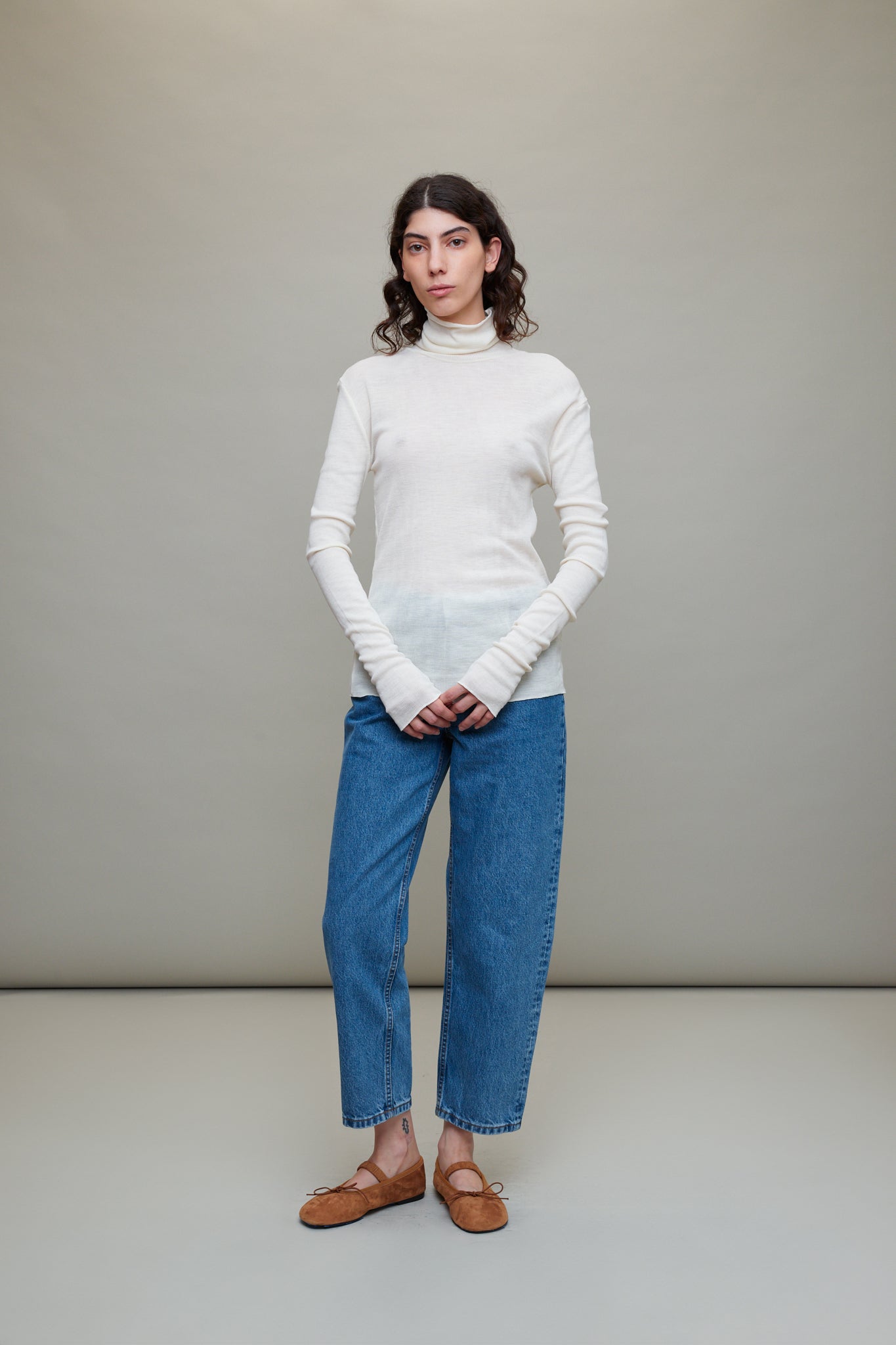 Esme Turtleneck in Off-White