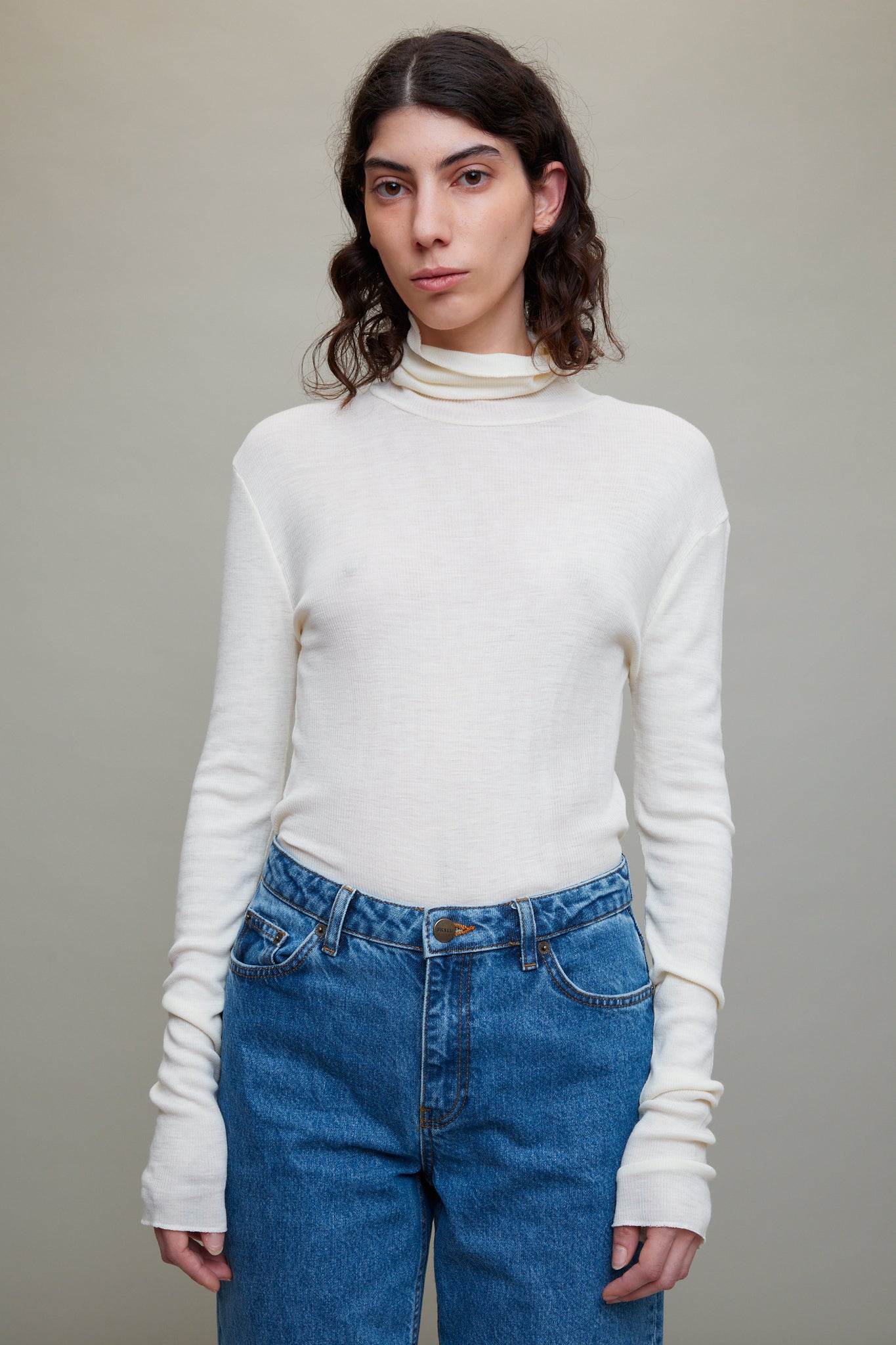 Esme Turtleneck in Off-White