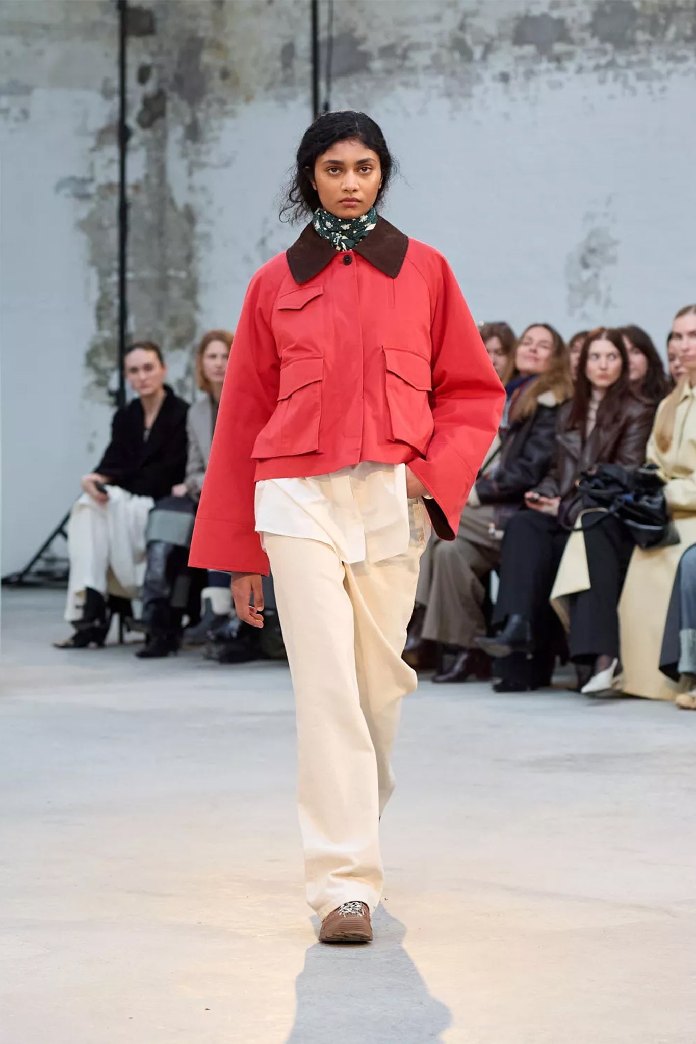 Gaby City Jacket in Red