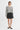 Loui Oversized Blouse in Navy/White