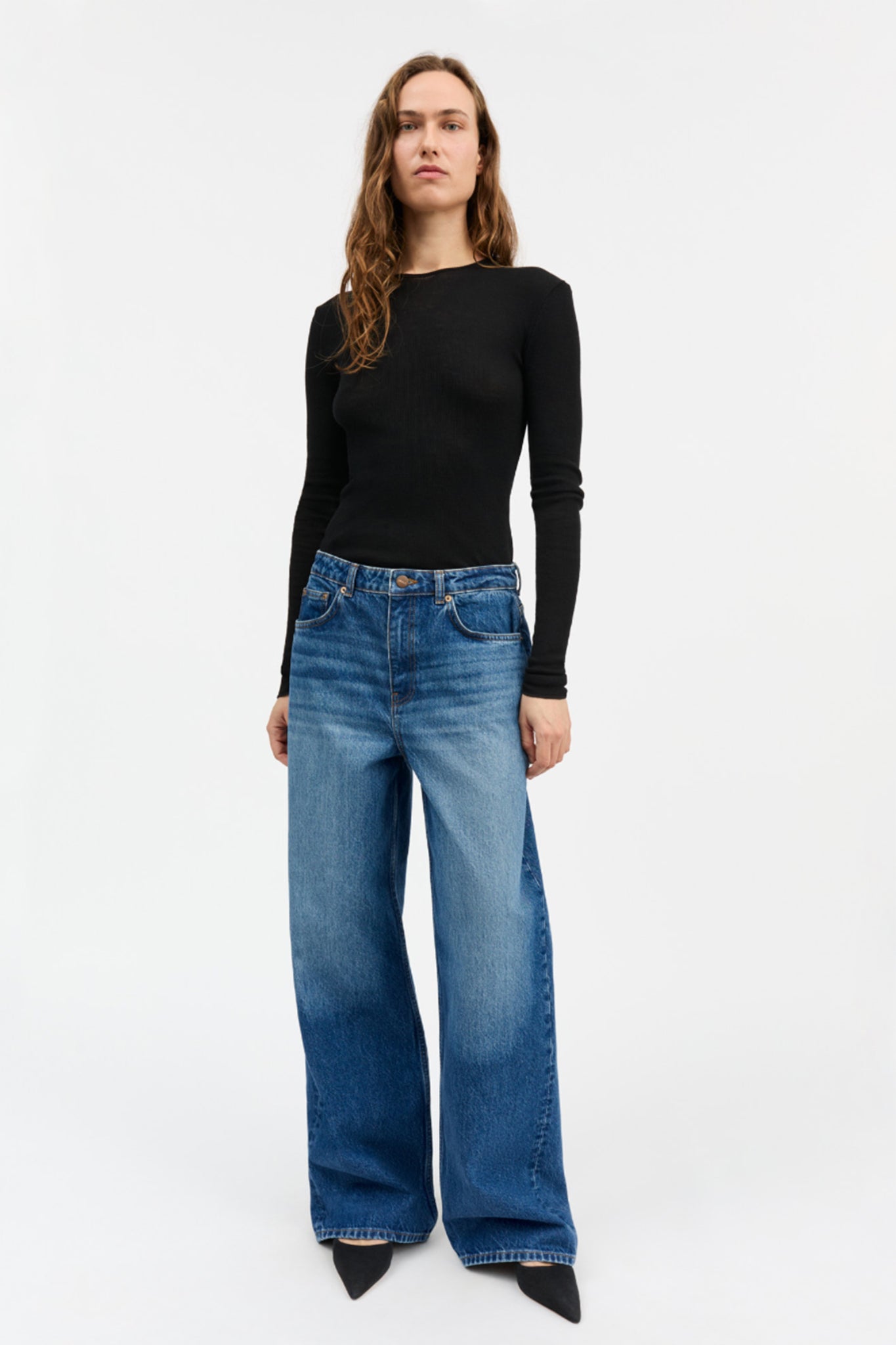 Willow Wide Jeans in Blue
