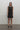 Vetiver Linen Dress in Black
