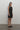 Vetiver Linen Dress in Black