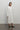 Darie Bow Tie Wrap Dress in Off-White
