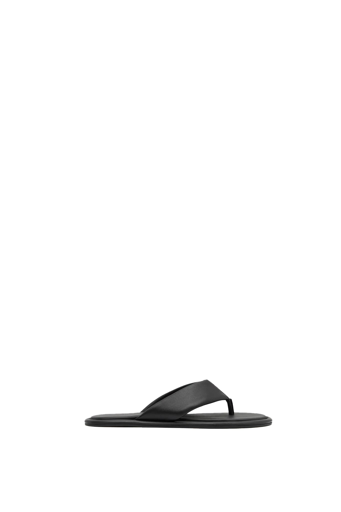 Soft Thong Slide in Black