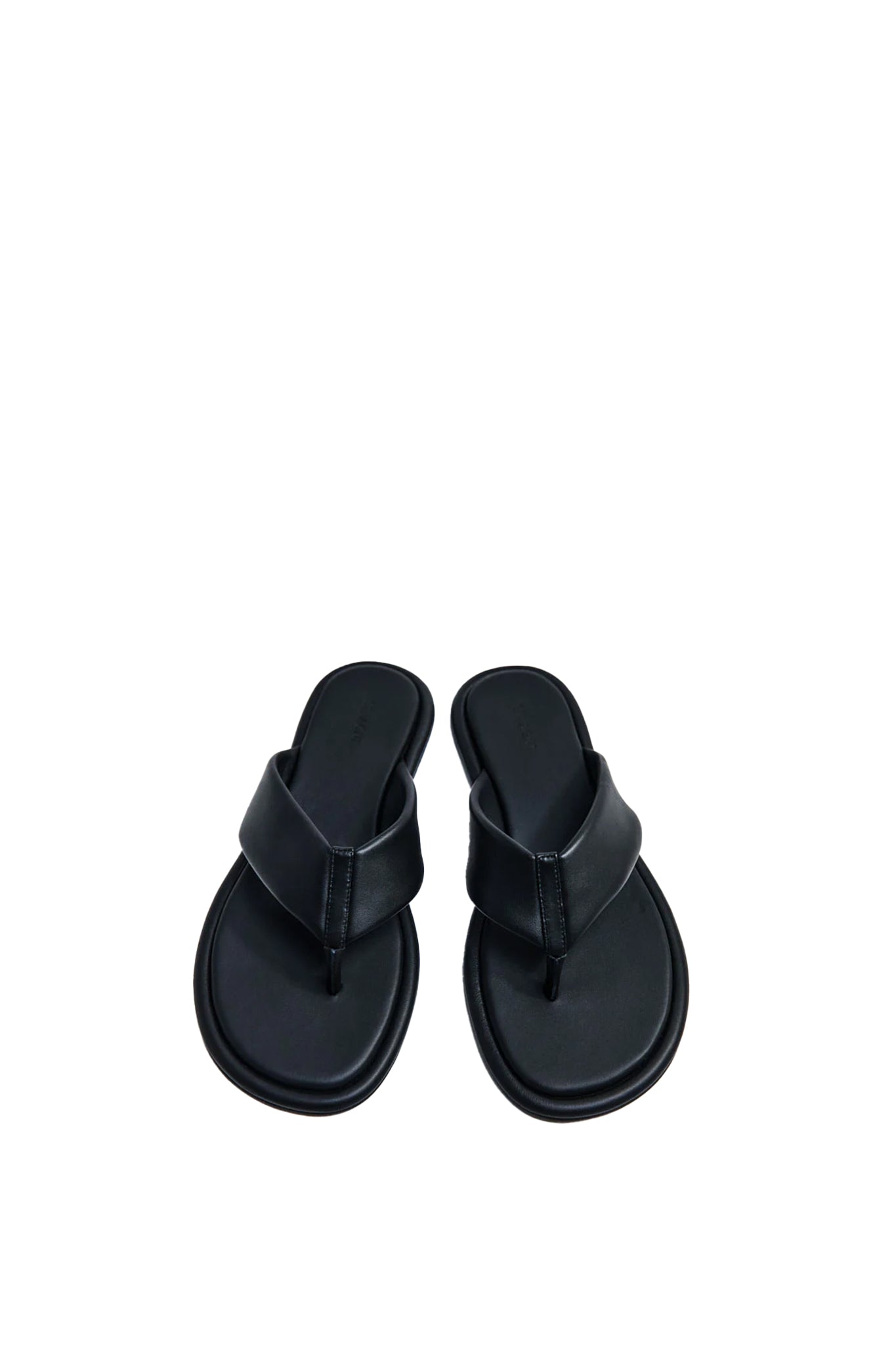 Soft Thong Slide in Black