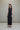 Cupro Jersey Drape Dress in Black