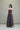 Gathered Strapless Tie Back Dress in Brown