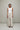 Pinstripe Wool Drawstring Pants in Beige
