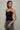 Rib Cami in Black