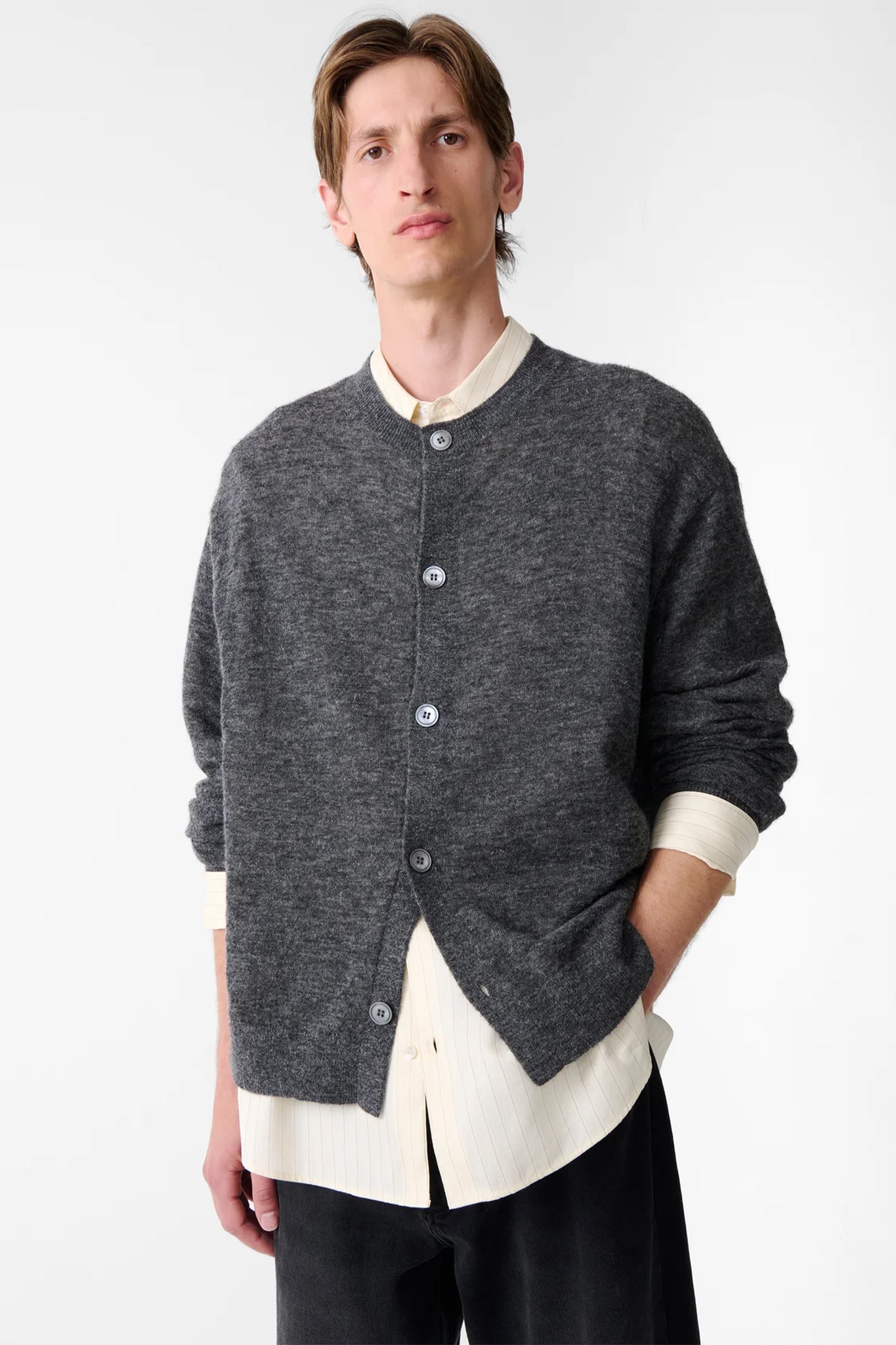 Andres Cardigan in Grey