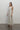 Chrono Coated Linen Long Apron Dress in Off-White