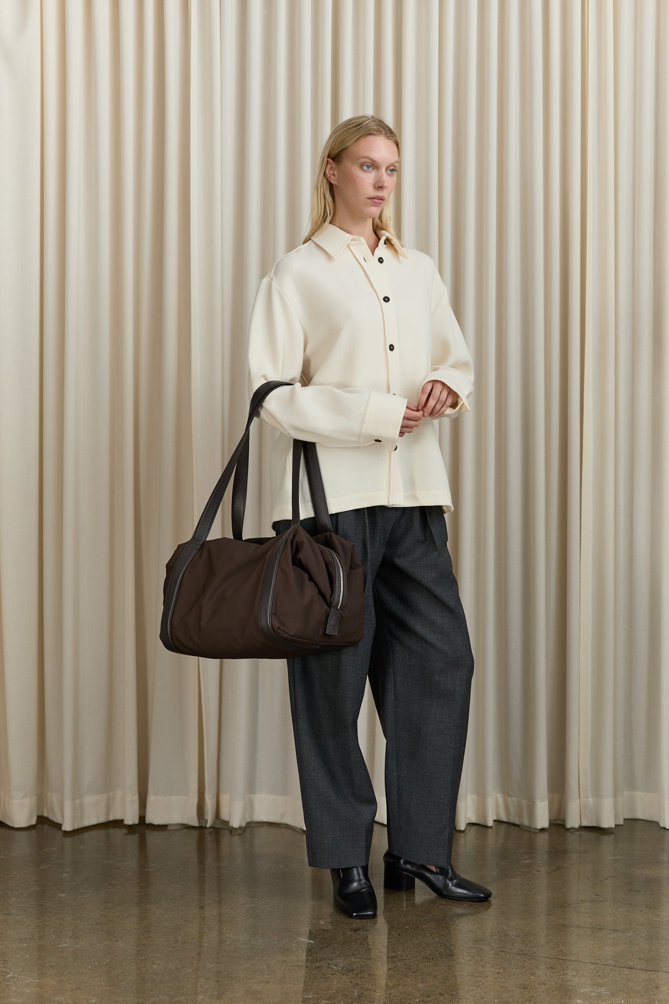 Club Tote in Brown