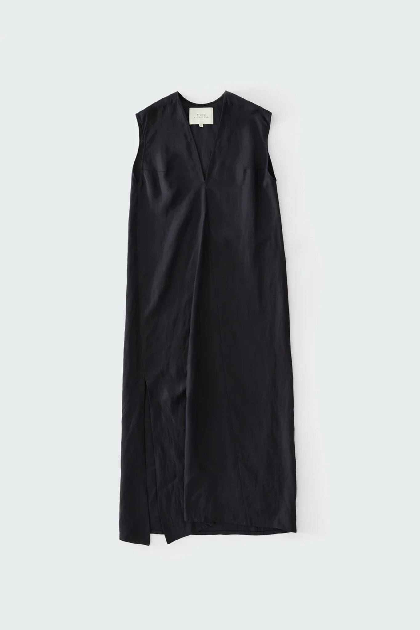 Lise Linen Dress in Navy