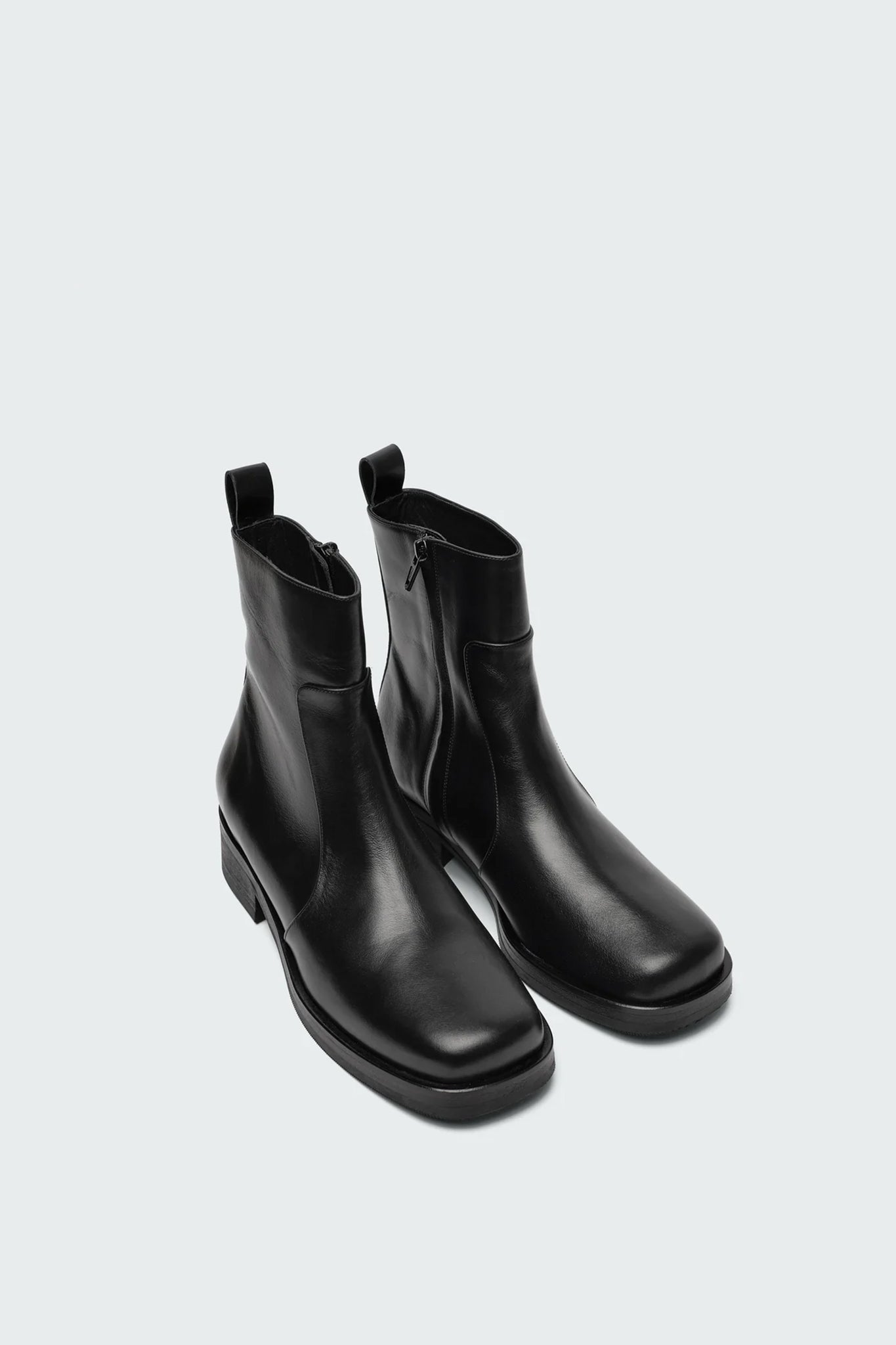 Square Toe Boot in Black