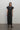 Surat Draped Cap Sleeve Dress in Black