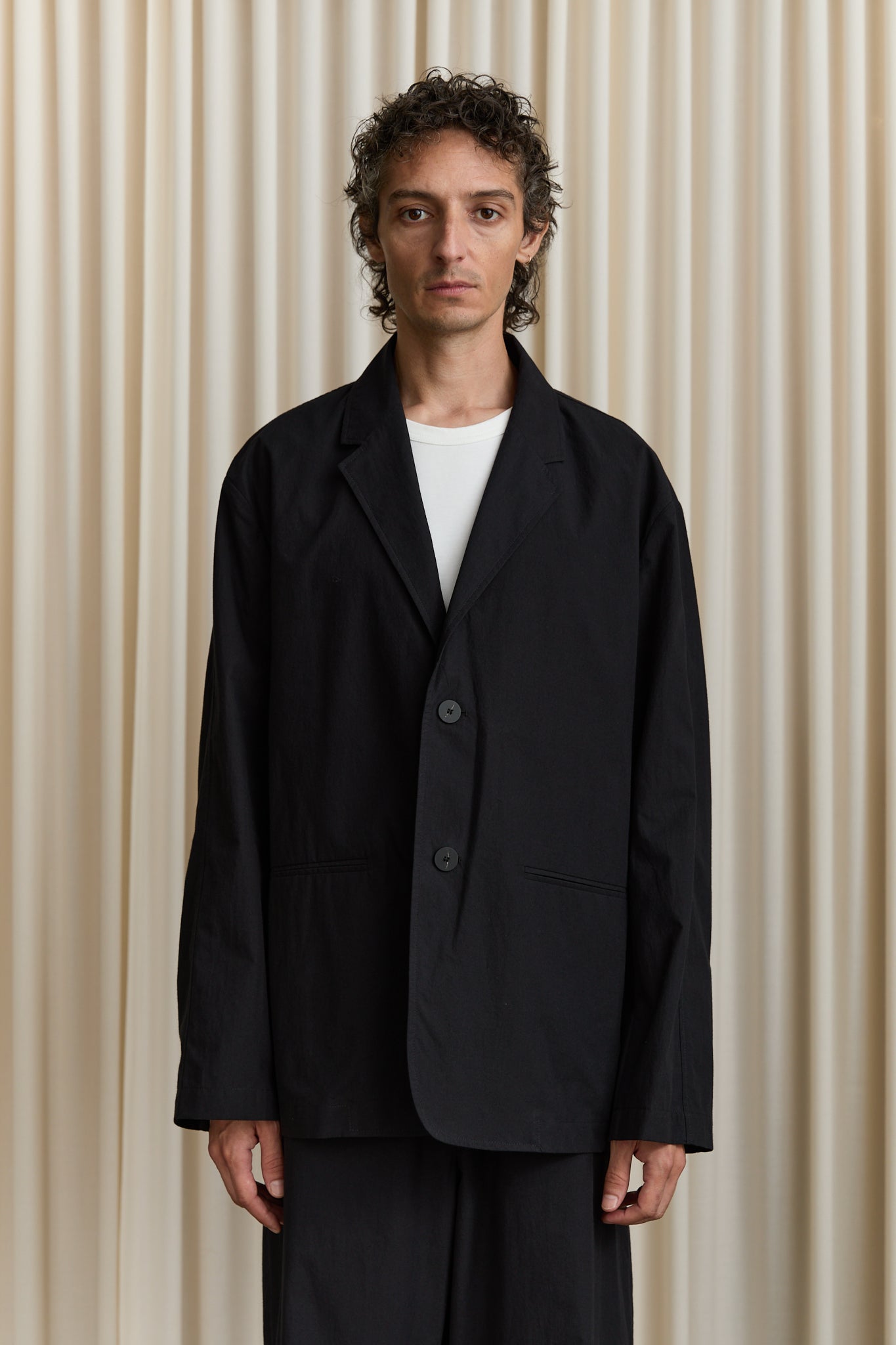 Toro Cotton Jacket in Black
