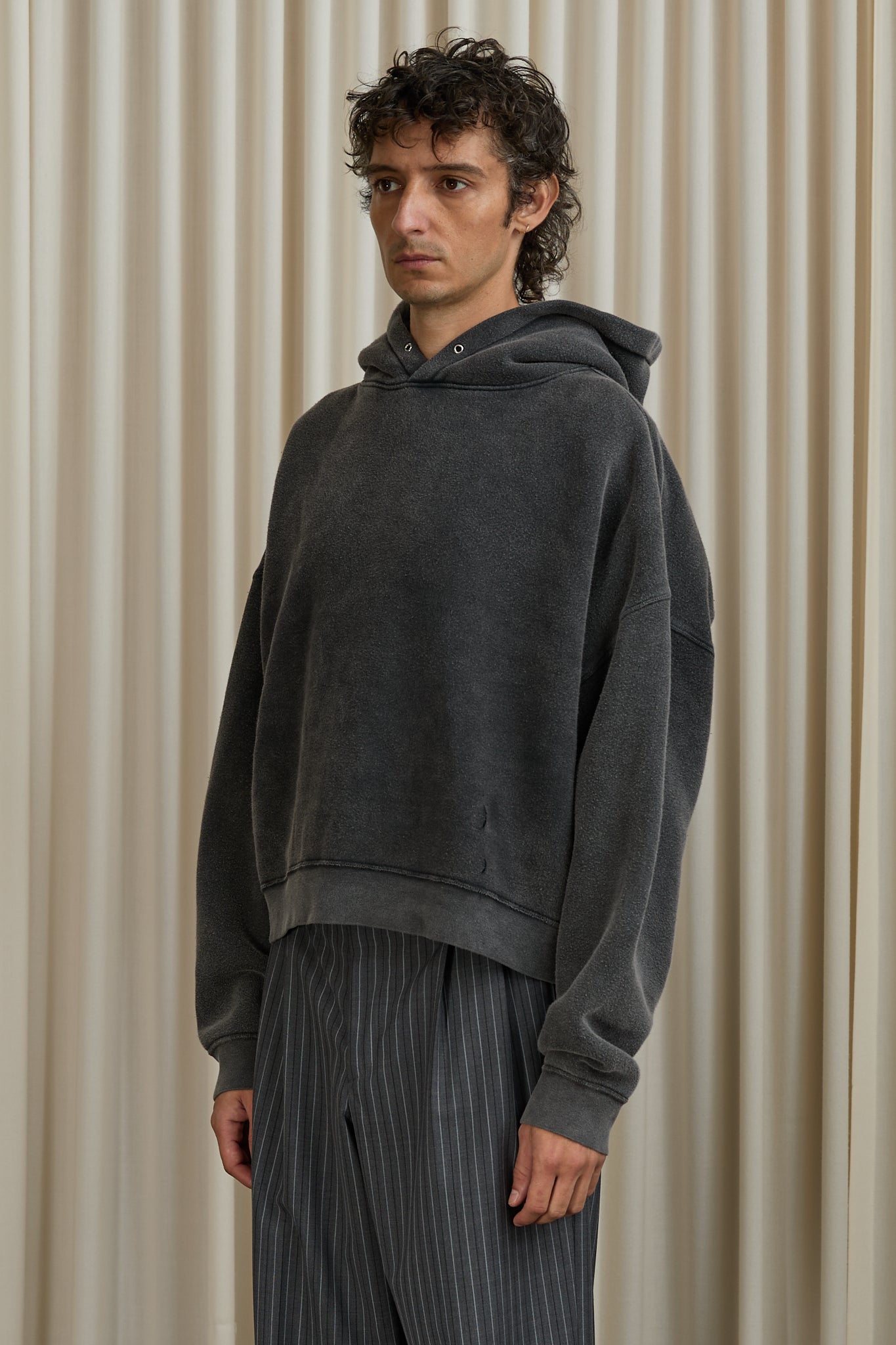 Hood Sweat in Grey