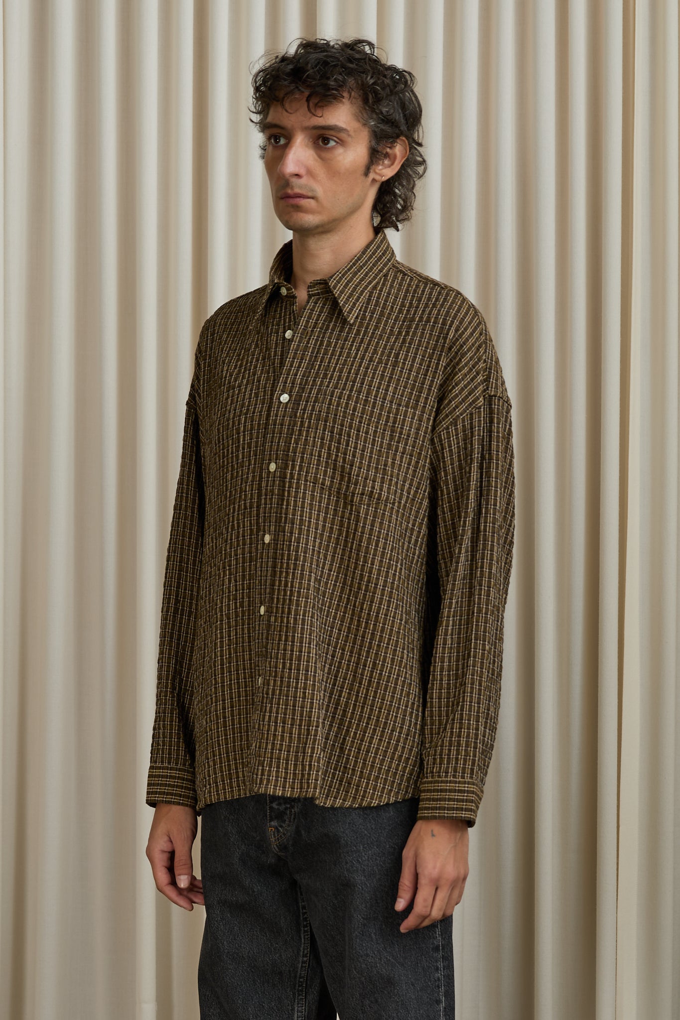 Stable Shirt in Brown