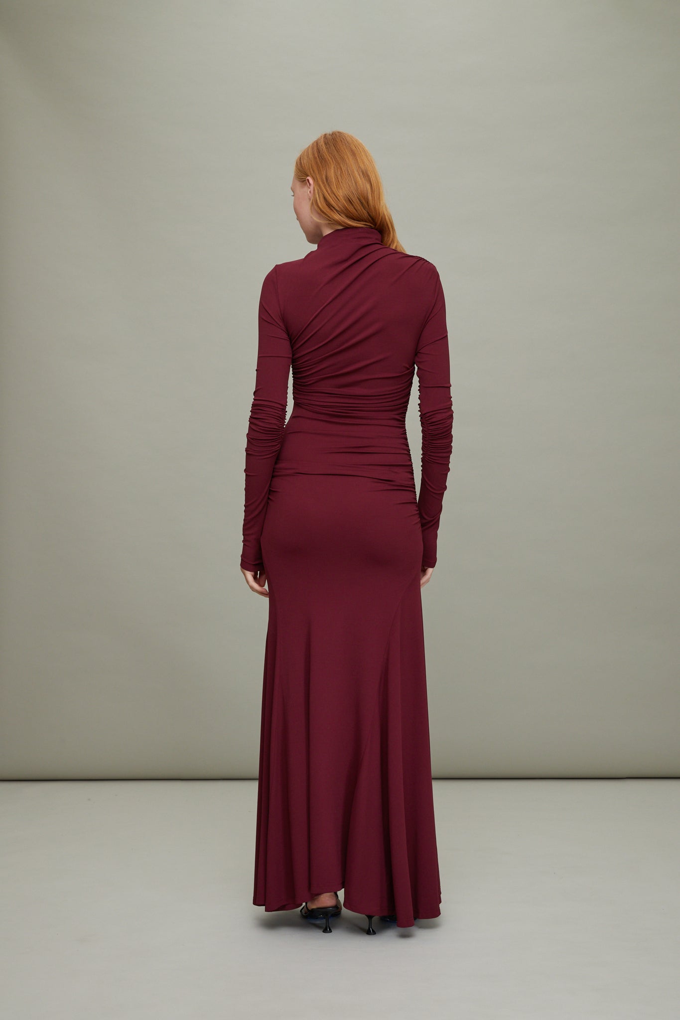 TOVE Women's Africa Long-Sleeve Maxi-Dress - Deep Claret - Size 2 TOVE Women's Africa Long-Sleeve Maxi-Dress - Deep Claret - Size 2