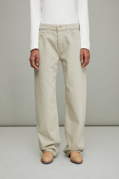 ★TRILLION★ Rain Slub Front Washed Wide Denim Pants SAND BL E57A4AE8-BD0C-4F88-B333-
