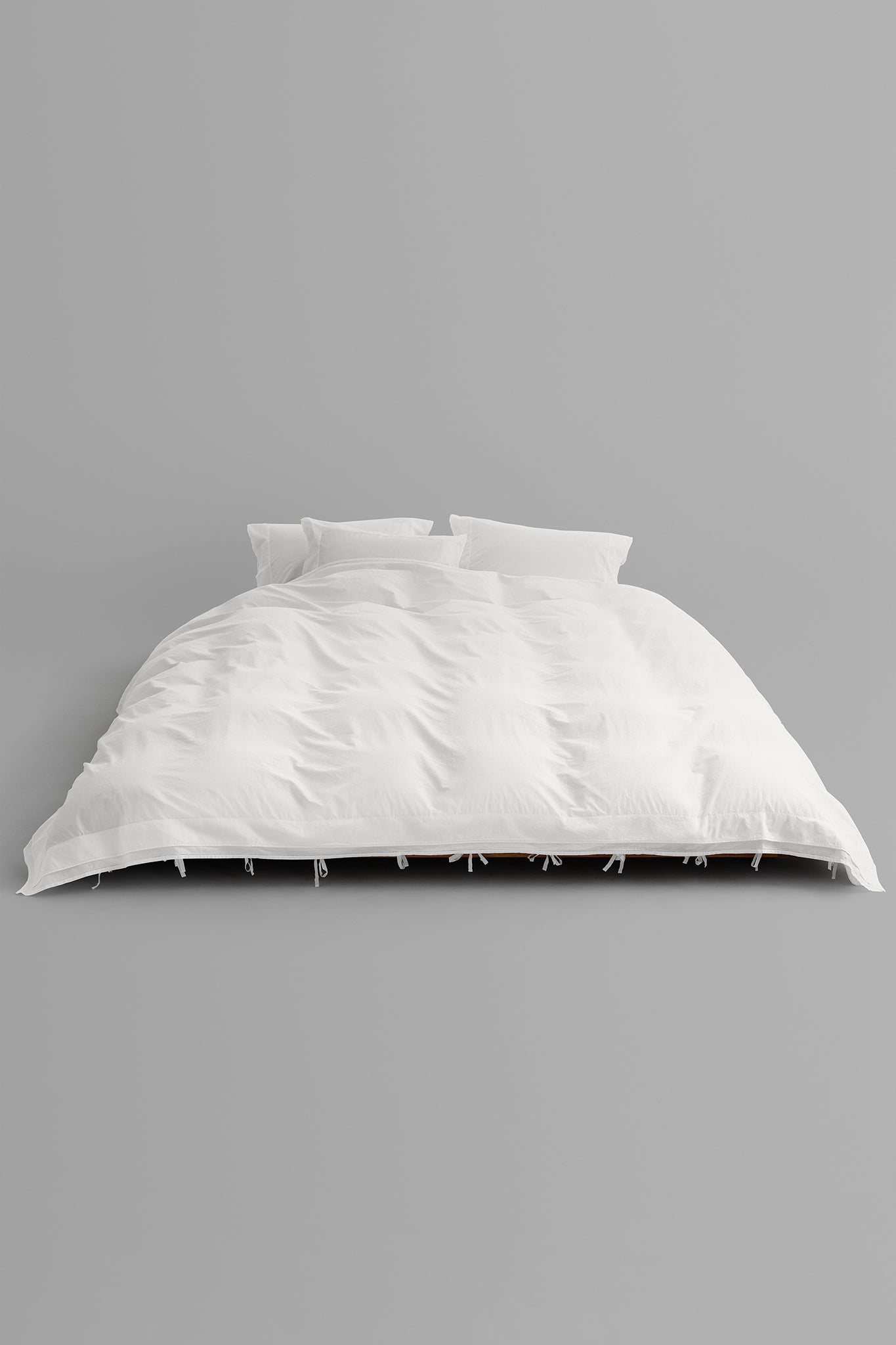 Perle Duvet Cover in White