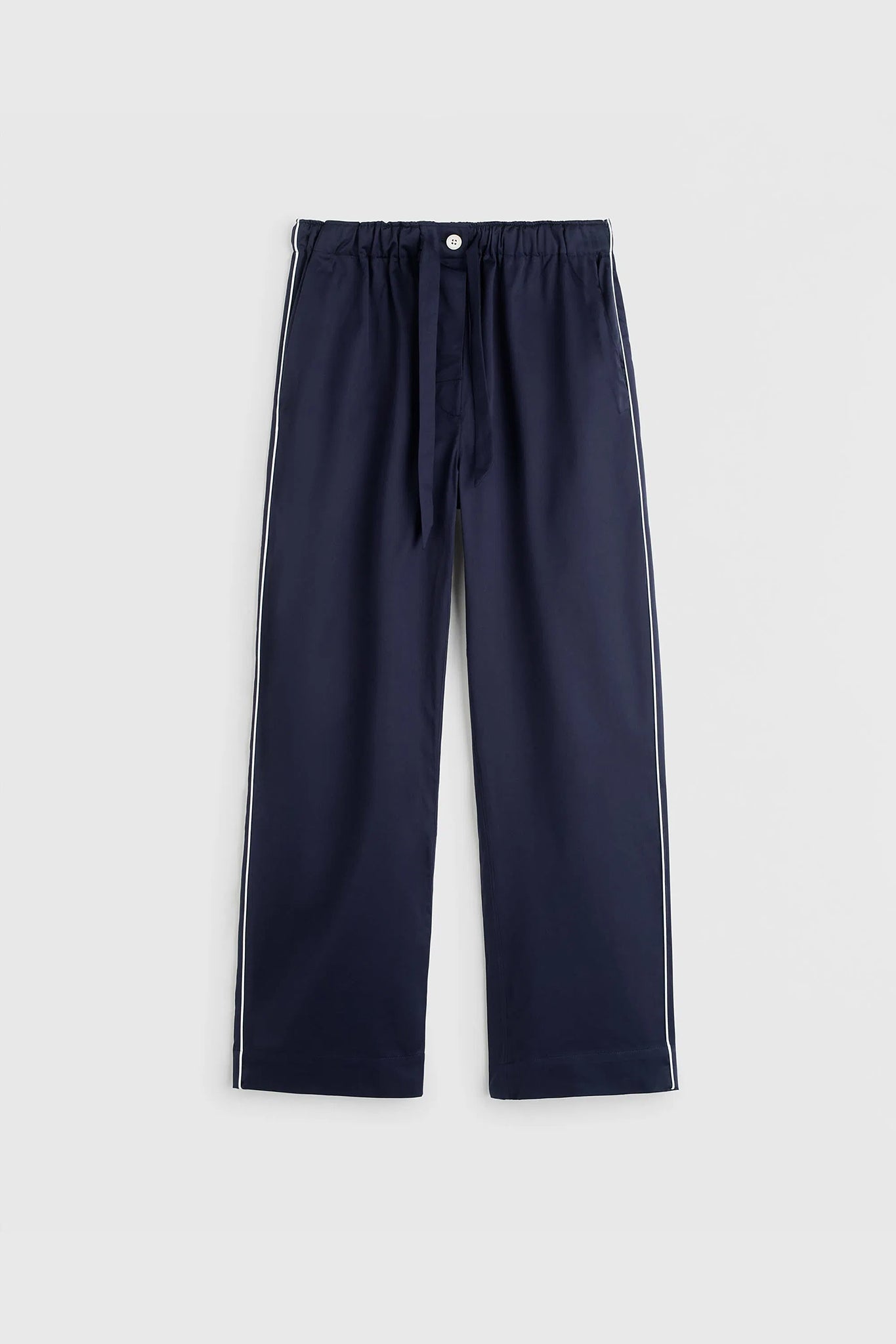 Sateen Pyjama Pants in Navy