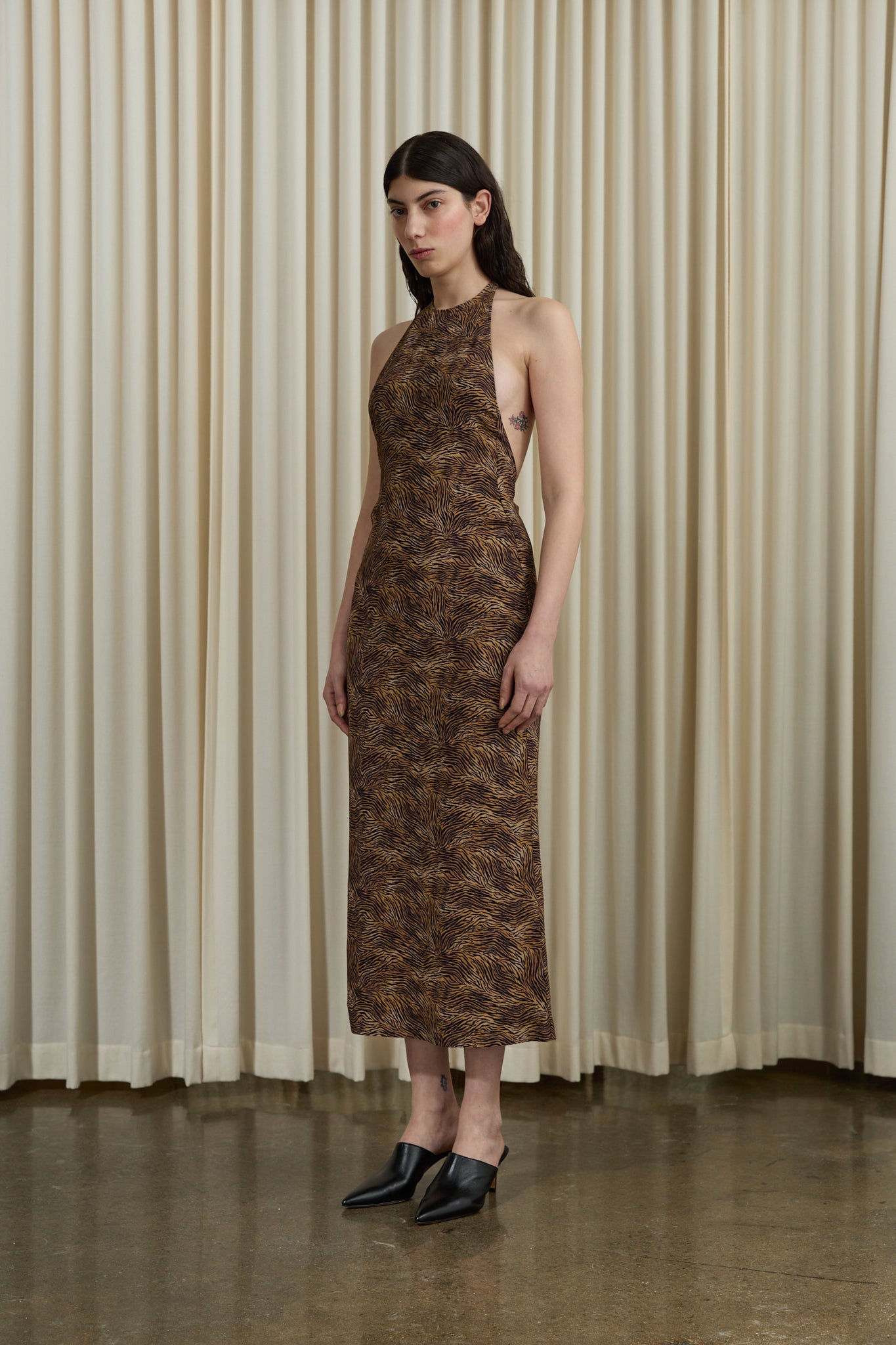 Colette Dress Zebra Print FR 38 / Zebra Print