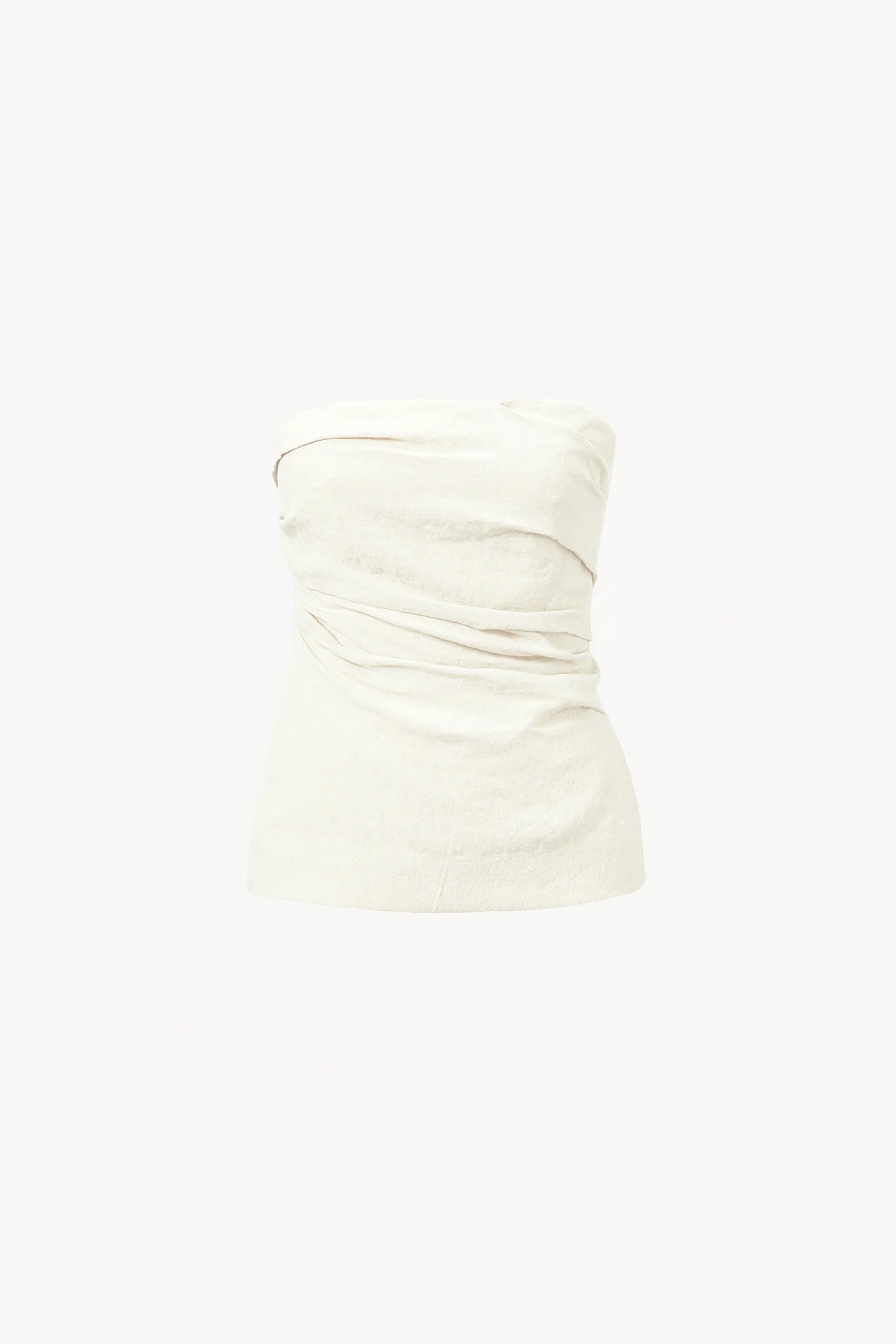 Izel Bandeau Top in White