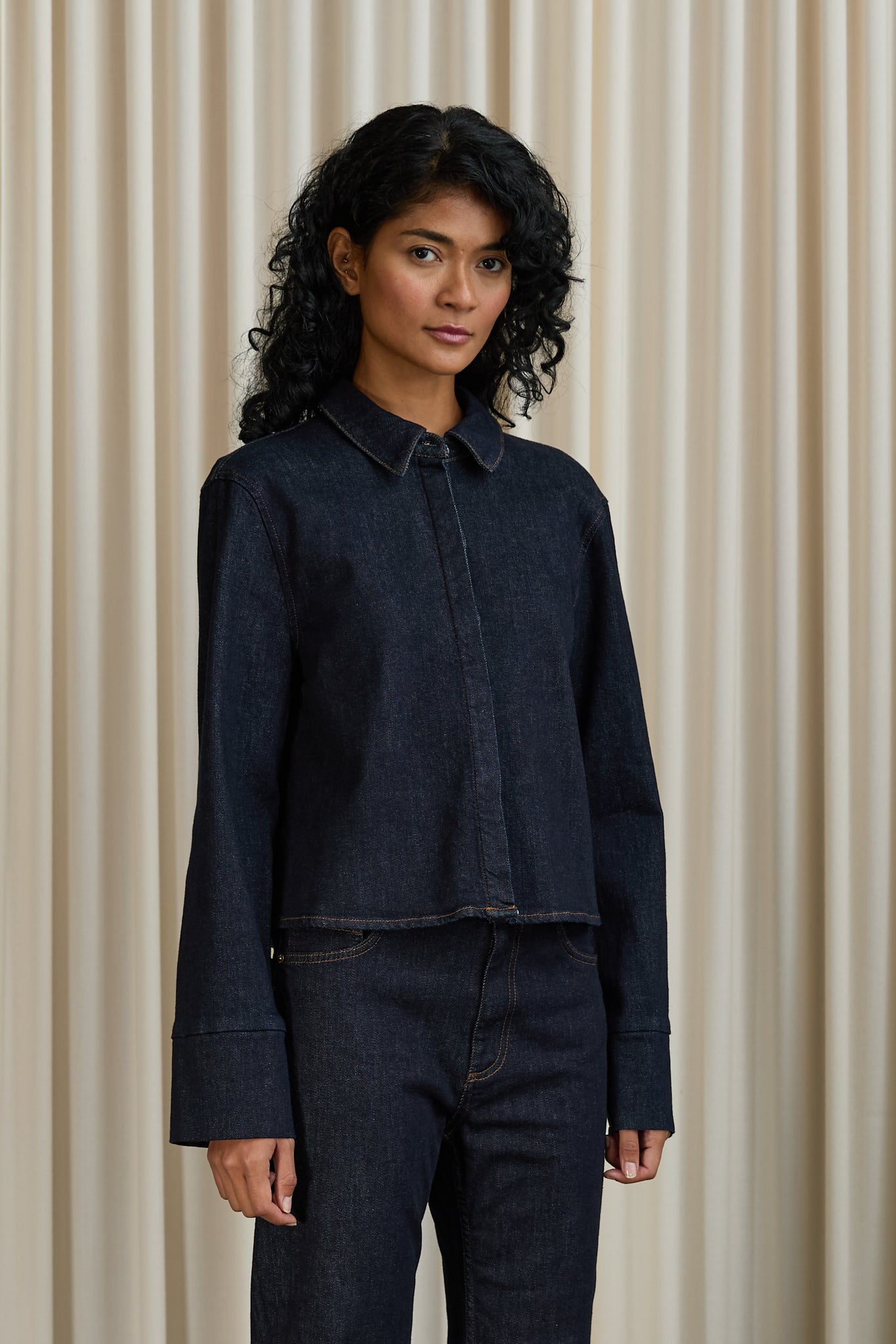 Sandie Denim Shirt in Blue