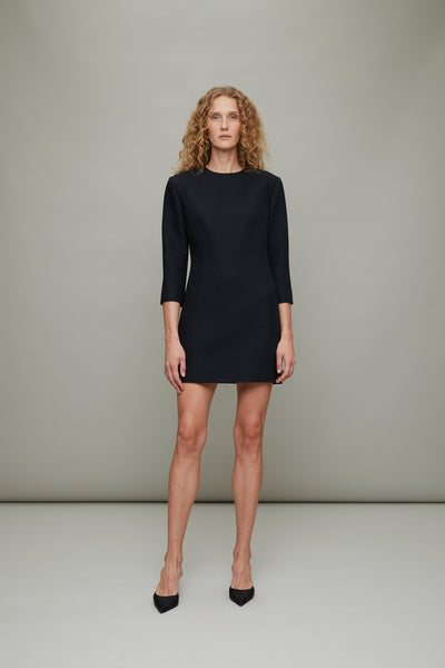 Dexter Wool Dress in Black – L'ENSEMBLE Dexter Wool Dress in Black – L'ENSEMBLE