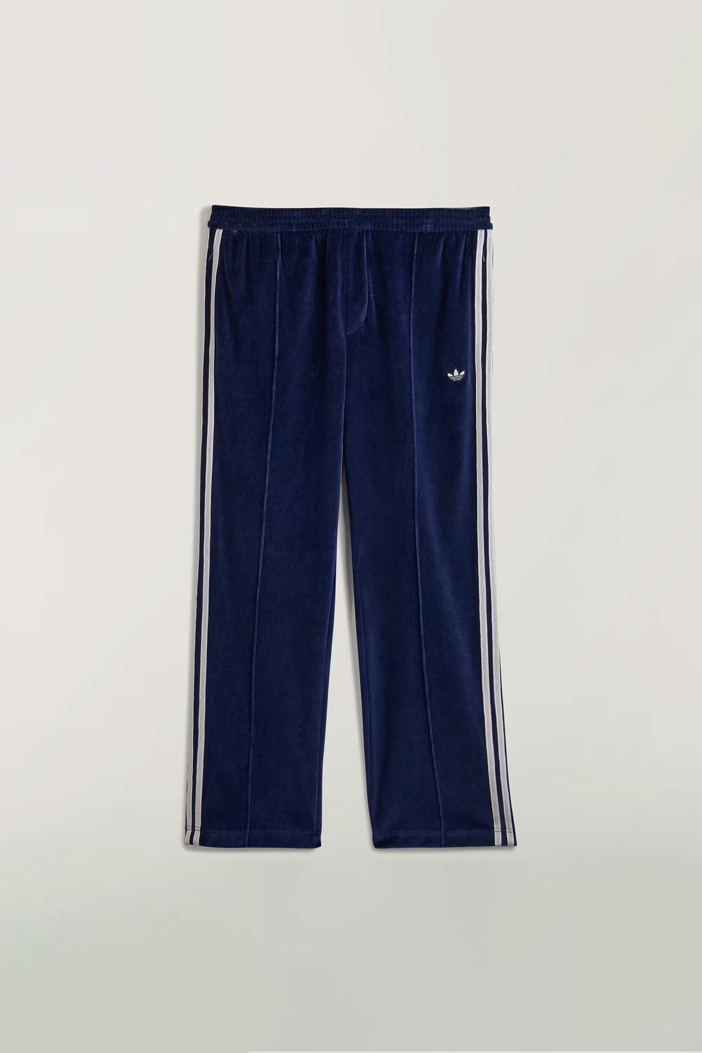WB Velour Track Pant in Navy