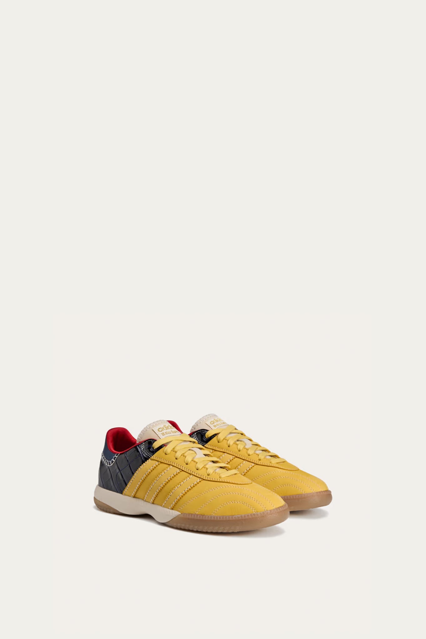 WB MN Samba Sneakers in Yellow/Navy