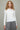 Off Neck Long Sleeve Tee in White