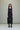 CU/RY Gabardine Dot Sleeveless Dress in Black