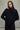 Cable Fringe Cardigan in Black
