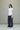 Cotton Double Front Hem Blouse in Off-White