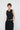 N-Back Open No Collar Vest in Black