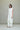 RY/LI Canvas Sleeveless Asymmetric Jacket in Off-White