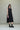 Sleeveless Asymmetric Button Dress in Black