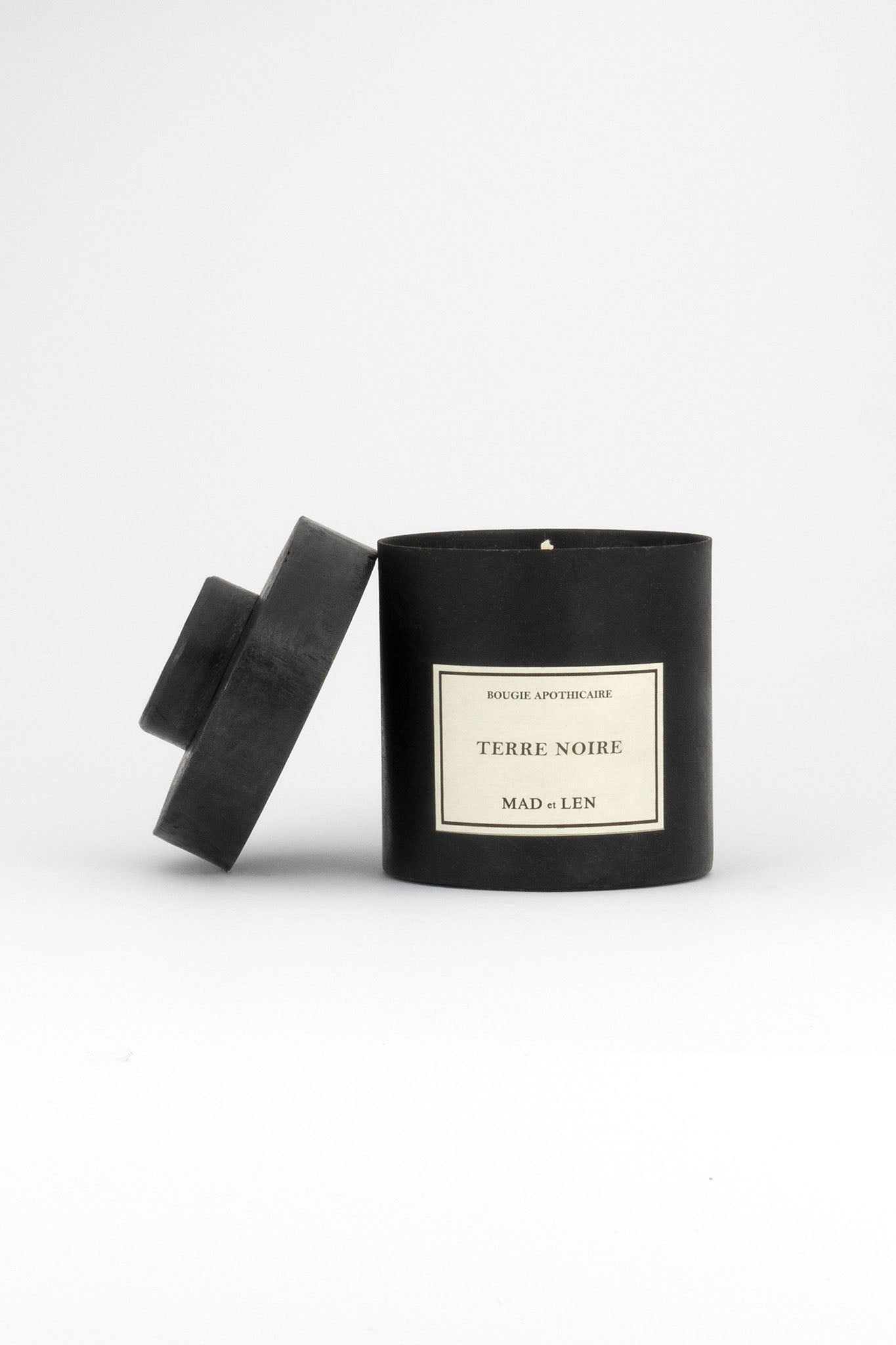 Bougie Apothicaire Petite in Terre Noire