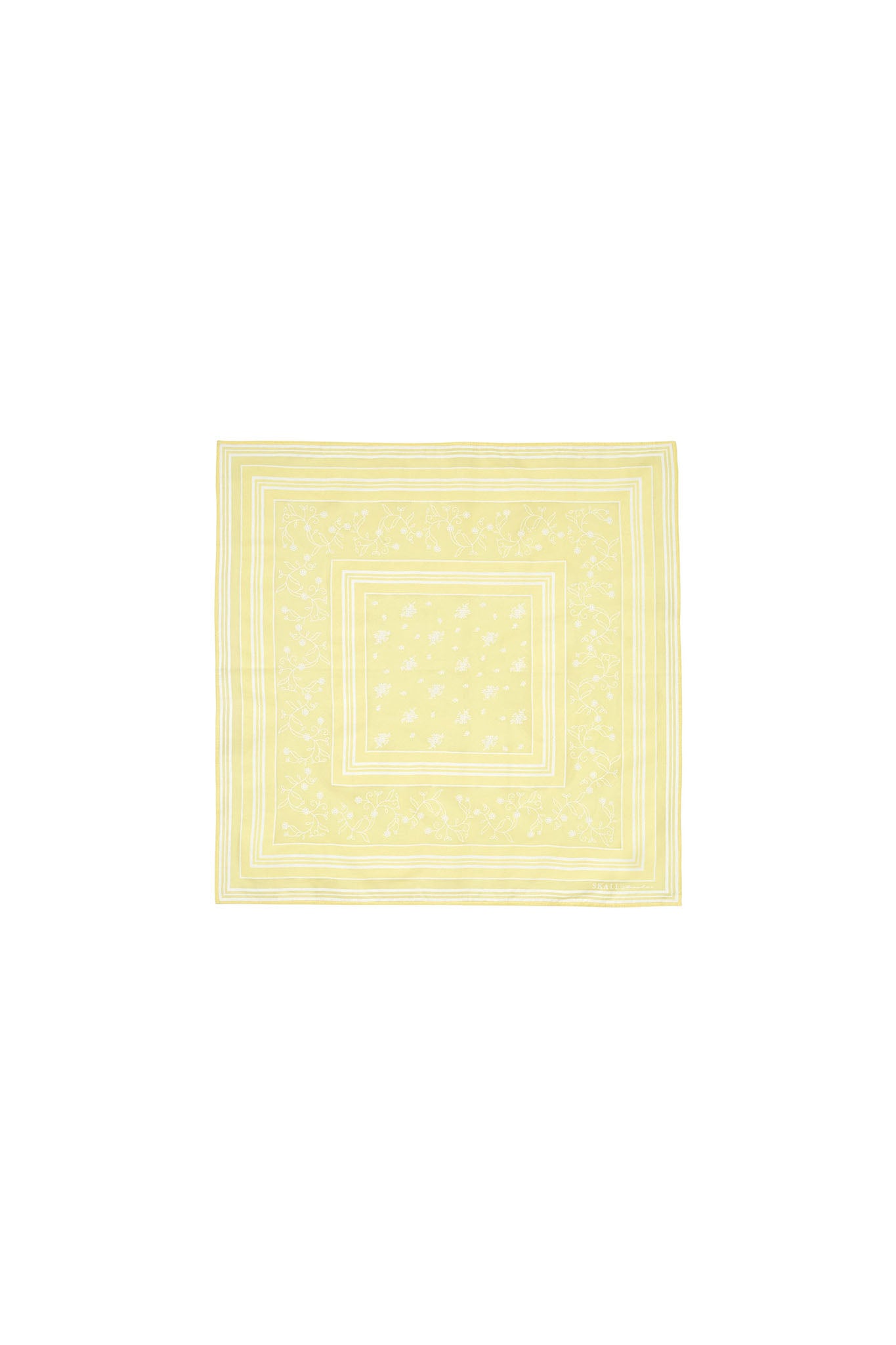 Skall Classic Scarf in Light Yellow